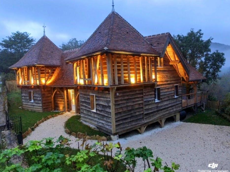 Gite Du Chateau Du Clos Voucheot, Grand Spa De Nage La Bussière-sur-Ouche Exterior foto